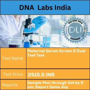 Maternal Serum Screen 2 Dual Test Test cost 3 mL (1.5 mL min.) serum from 1 SST. Ship refrigerated or frozen. Provide maternal Date of birth (dd/mm/yy); LMP or Ultrasound; Number of Fetuses (Single/Twins); Diabetic status and Body Weight in Kg