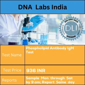 Phospholipid Antibody IgM Test cost 2 mL (1 mL min.) serum from 1 SST. Ship  refrigerated  or  frozen. INR in India