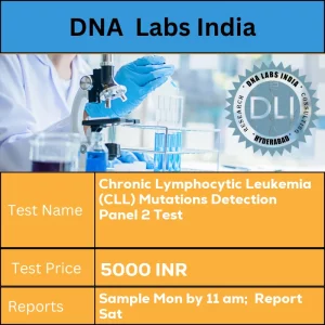 Chronic Lymphocytic Leukemia (CLL) Mutations Detection Panel 2 Test cost 4 mL (2 mL min.) whole blood from 1 Lavender top (EDTA) tube. Ship refrigerated. DO NOT FREEZE. Duly filled Genomics Clinical Information Requisition Form (Form 20) is mandatory. INR in India