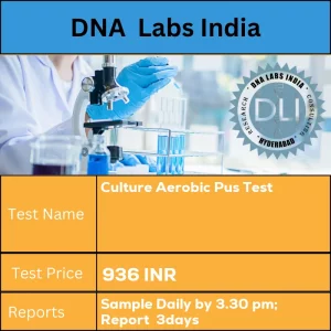 Culture Aerobic Pus Test cost Submit pus in sterile screw capped container  OR  pus swab innoculated in special Aerobic Transport Medium available from LPL. Ship refrigerated. INR in India