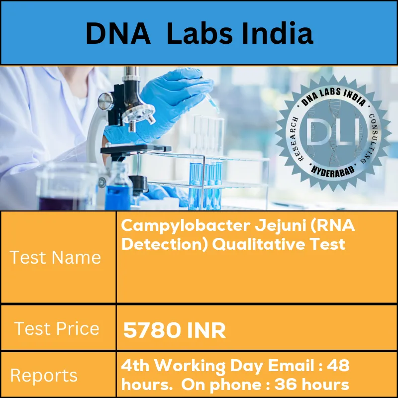 Campylobacter Jejuni (RNA Detection) Qualitative Test cost Stool