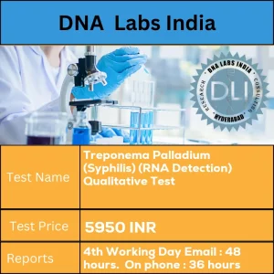 Treponema Palladium (Syphilis) (RNA Detection) Qualitative Test cost Urethral or vaginal swab