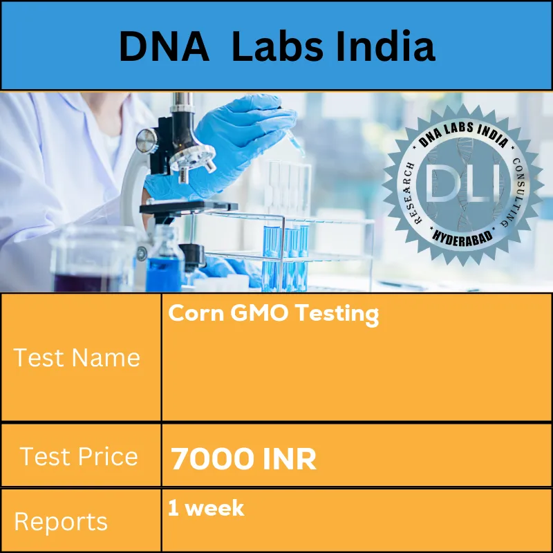 Corn GMO Testing cost Product INR in India