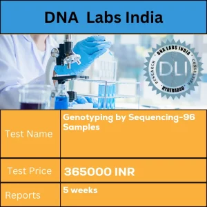 Genotyping by Sequencing-96 Samples cost Extracted DNA INR in India
