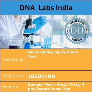 Acute Kidney Injury Panel Test cost 5 mL ( 3 mL min.) serum from 1 SST AND 10 mL (5 mL min.) aliquot of random urine in a sterile screw capped container. Ship refrigerated or frozen. INR in India